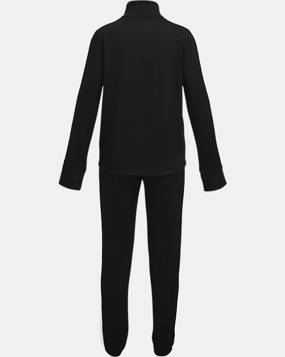 Girls' UA Knit Track Suit, Black, pdpMainDesktop image number 1